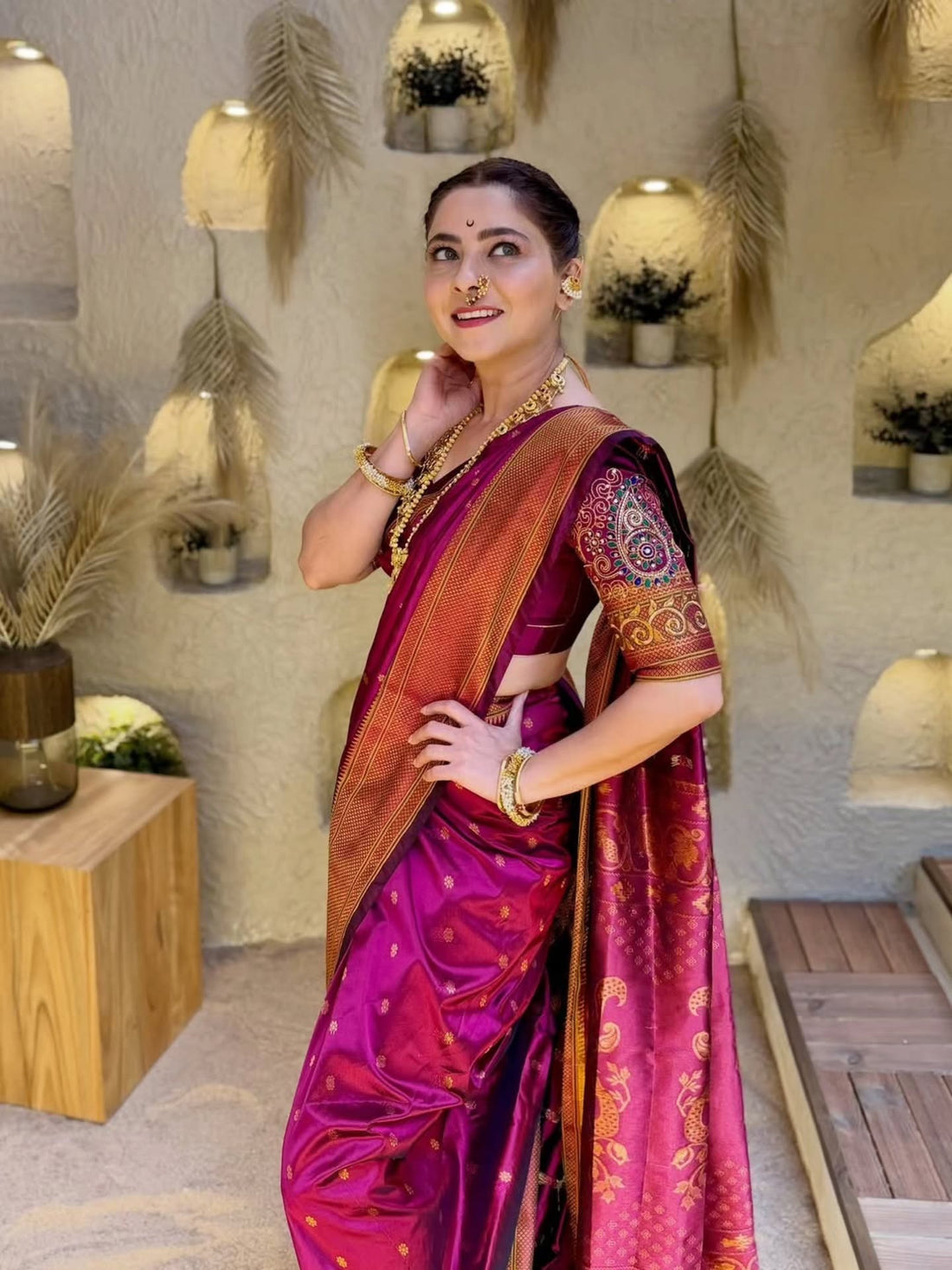 Beautiful Paithani Nauvari 9-Yard Saree Collection