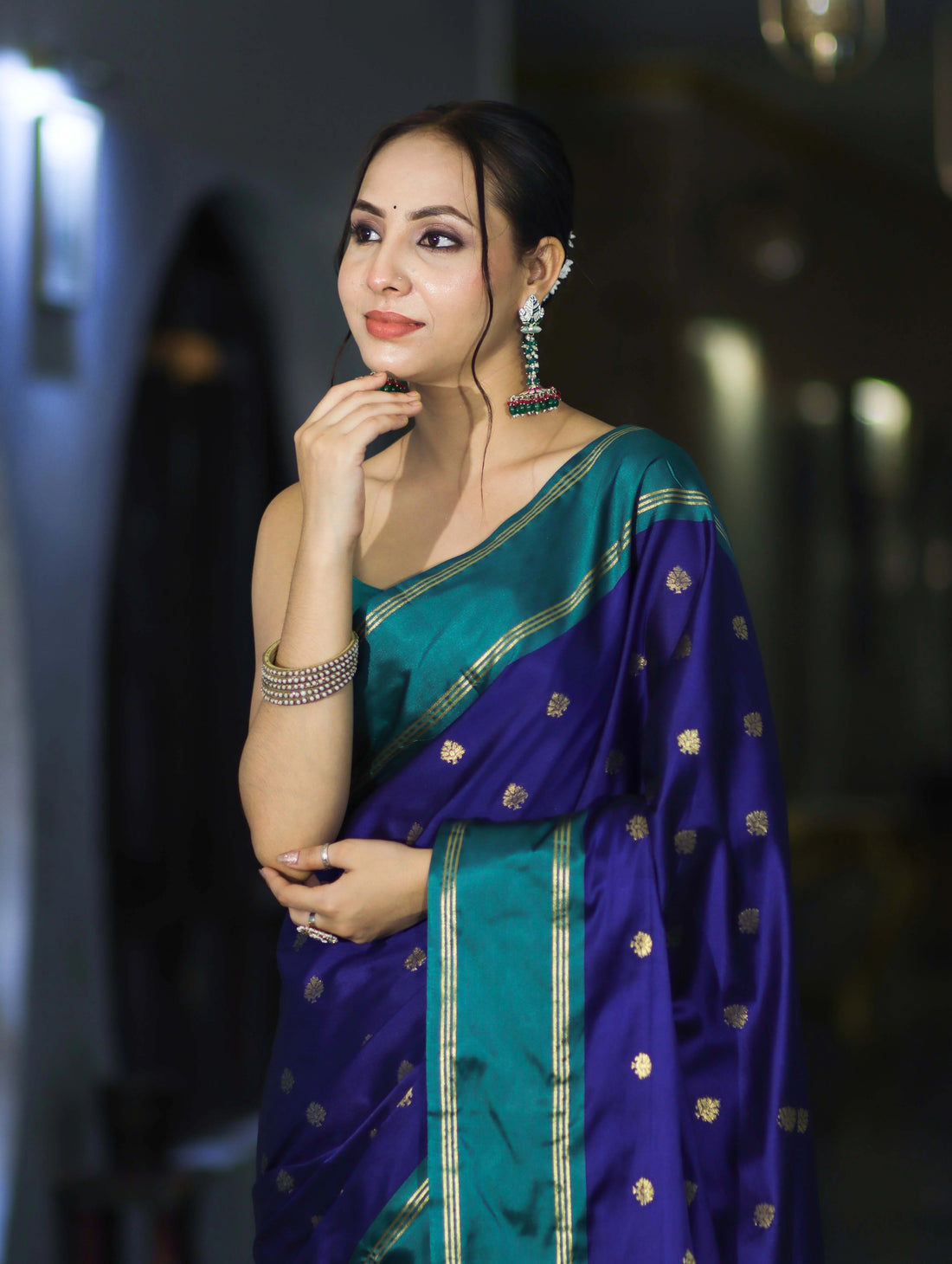 Banarasi Handloom Semi-Silk Saree