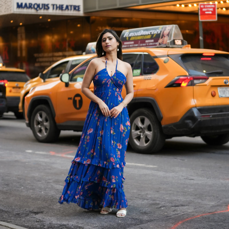 Broadway Bloom Floral Maxi Dress