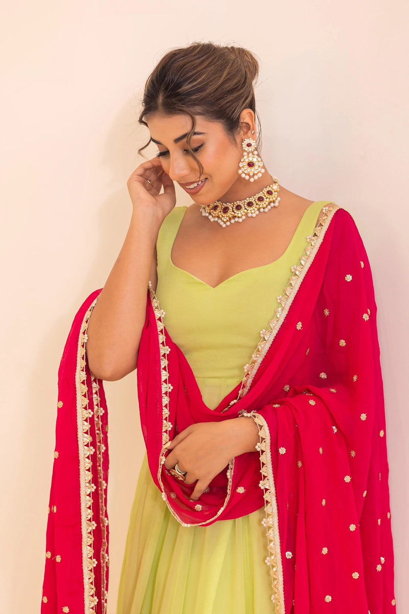Georgette Kanika Elegant Suit Set Outfit
