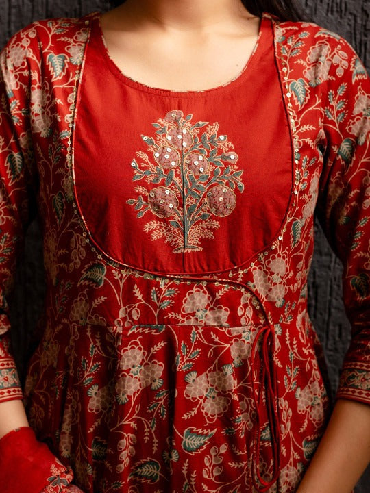 Noor Zareen Anarkali Suit Set