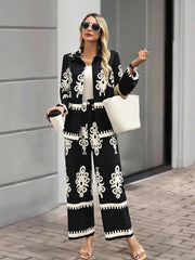 Midnight Bloom Street Style Co-ord Set