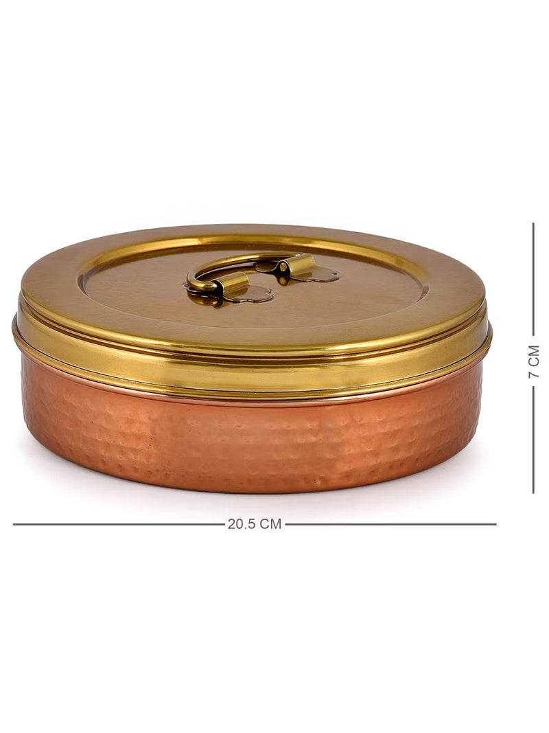 Stainless Steel Elan Roti Papad Storage Box