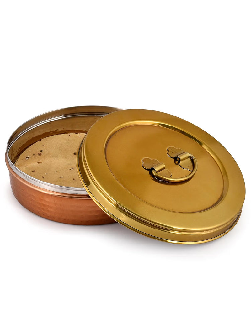 Stainless Steel Elan Roti Papad Storage Box