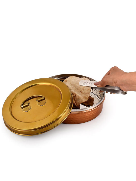 Stainless Steel Elan Roti Papad Storage Box