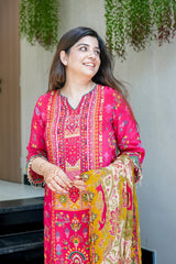 Cotton Rajanya Printed Ethnic Suit Set