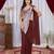 Noor Zahra Luxe Embroidered Saree (Ready-To-Wear) with Blouse