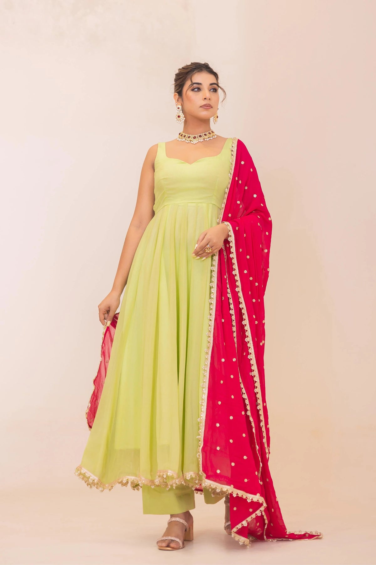 Georgette Kanika Elegant Suit Set Outfit