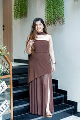 Net Megan Elegant Tube Party Dress