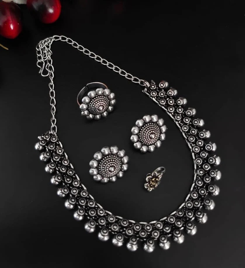 Silver Elegance 4-Piece Jewelry Set