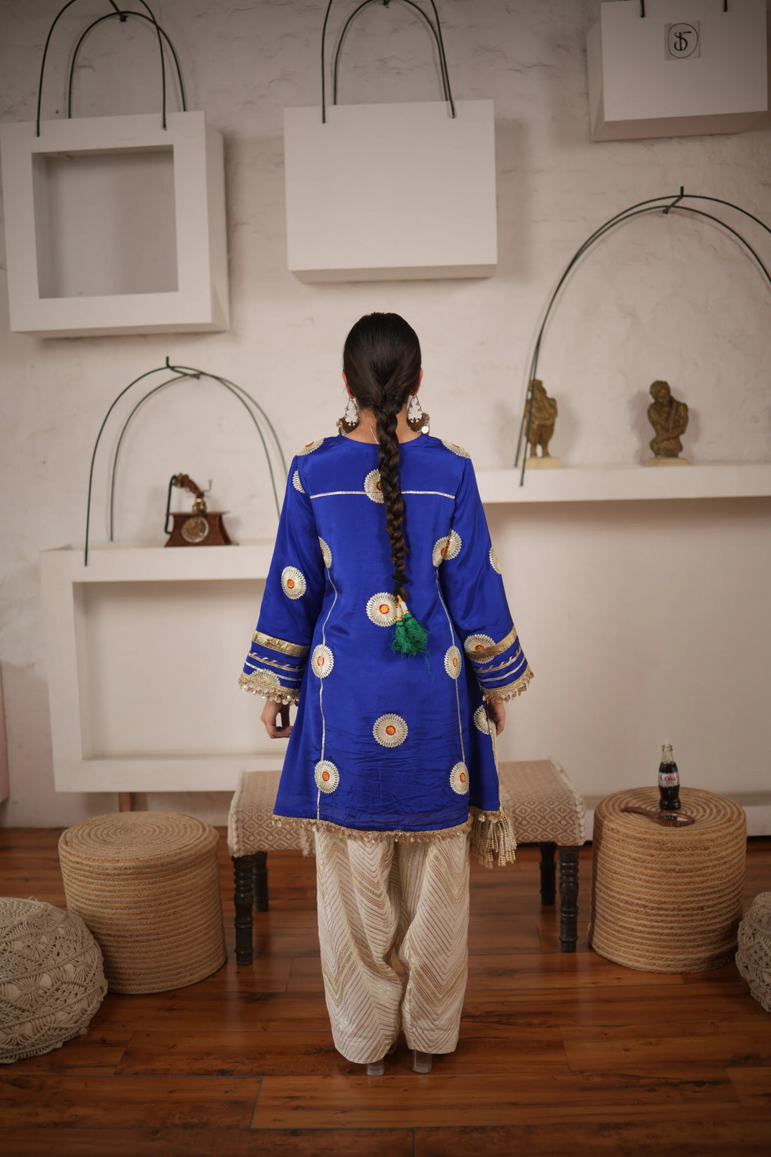 Mehfil Short A-line Kurta Pant Set