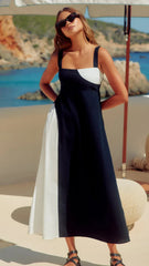 Elegant Cotton Maxi Dress