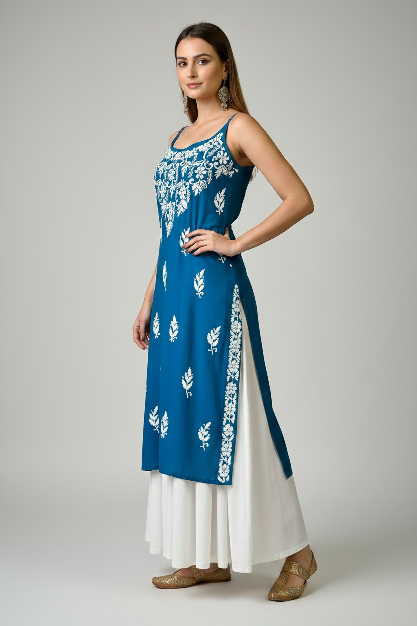 Blossom Noor Chikankari Kurti