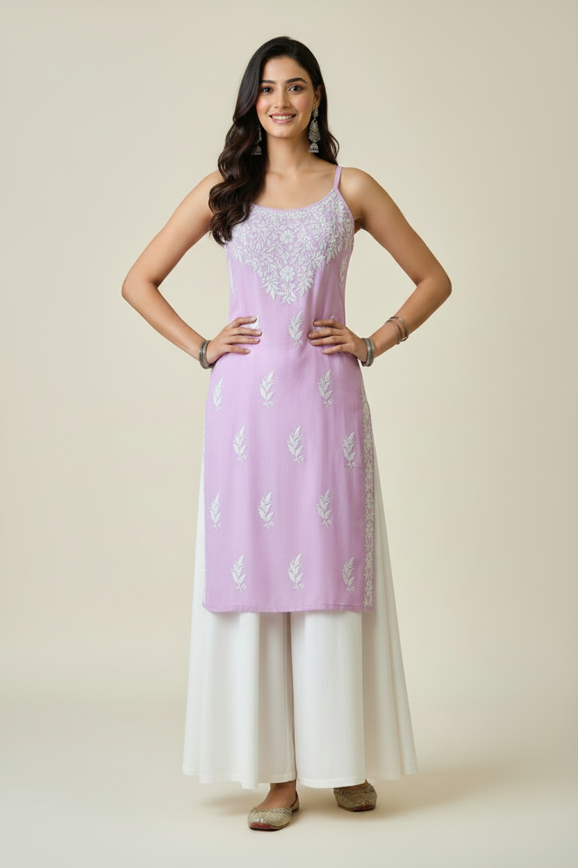 Blossom Noor Chikankari Kurti