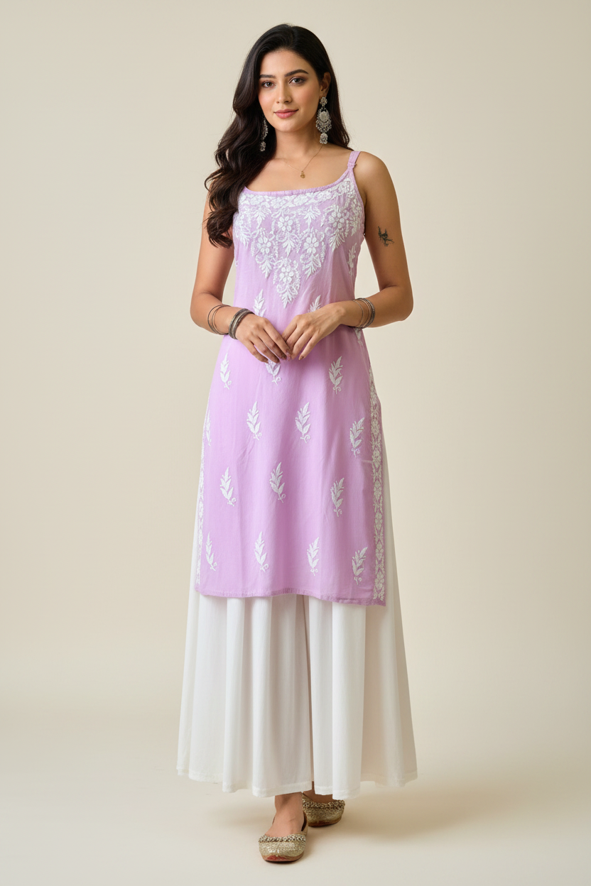 Blossom Noor Chikankari Kurti