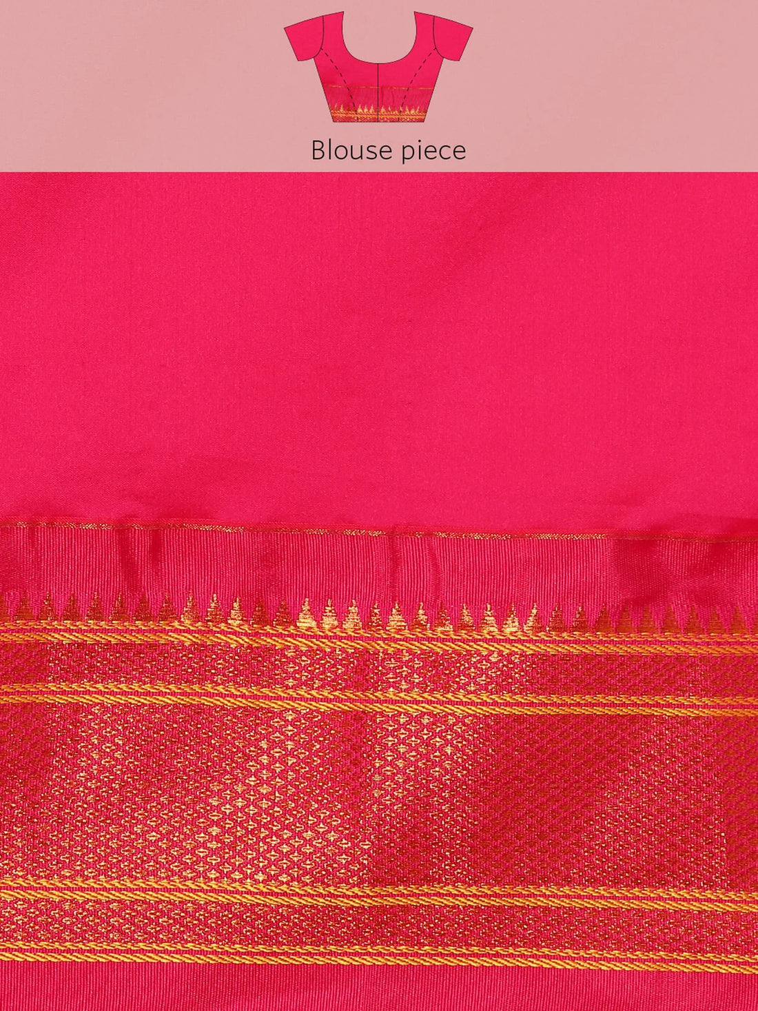 Maharani Blue Paithani Saree with Heritage Pallu