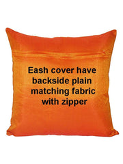 Jacquard Silk Table Runner with Cushion Set