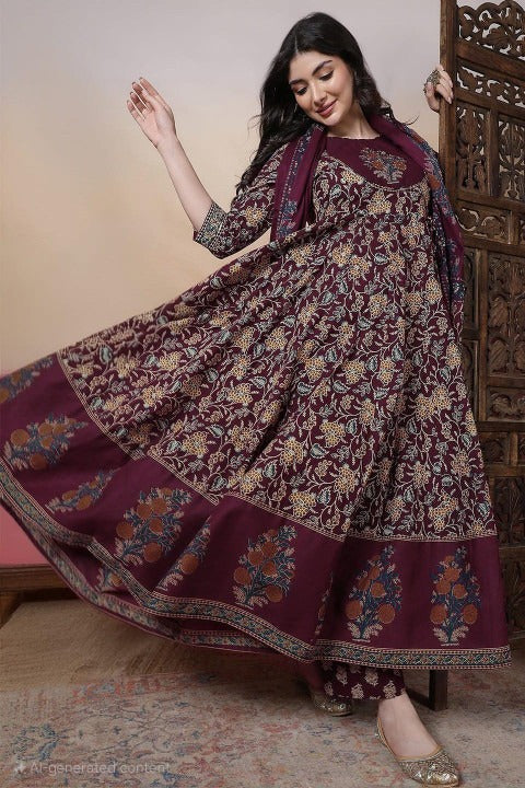 Noor Zareen Anarkali Suit Set