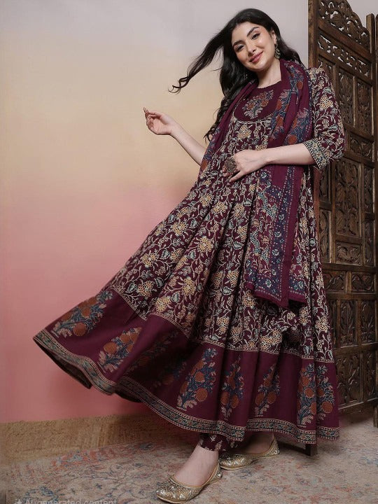 Noor Zareen Anarkali Suit Set