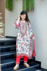 Embroidered Kridha Crepe Chogha Set