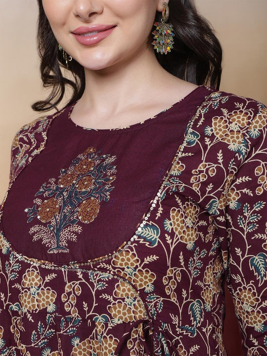 Noor Zareen Anarkali Suit Set