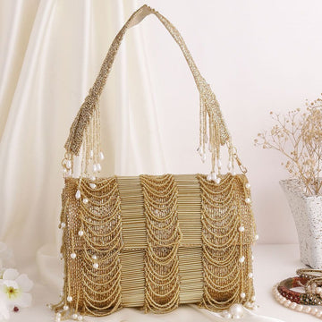 Gold Natalia Premium Handbag