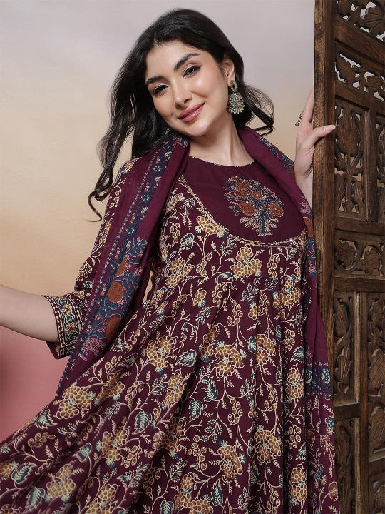 Noor Zareen Anarkali Suit Set