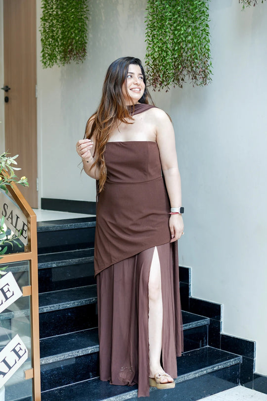 Net Megan Elegant Tube Party Dress