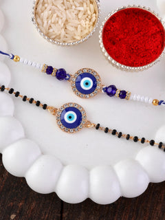 Evil Eye Crystal Rakhi