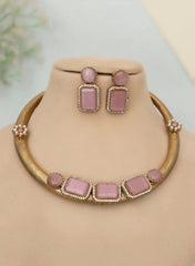 Antique Golden Hasli Necklace Set