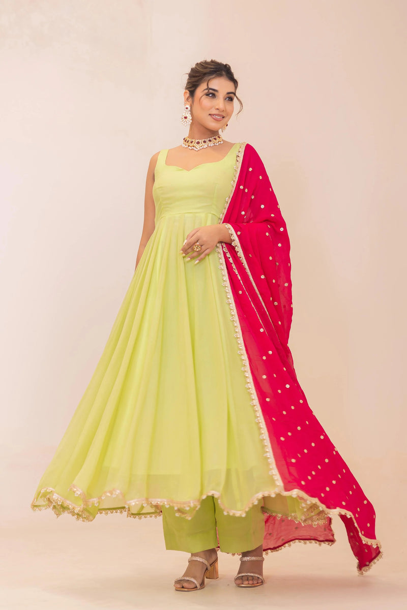 Georgette Kanika Elegant Suit Set Outfit