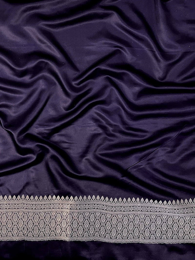 Royal Indigo Banarasi Zari Silk Saree