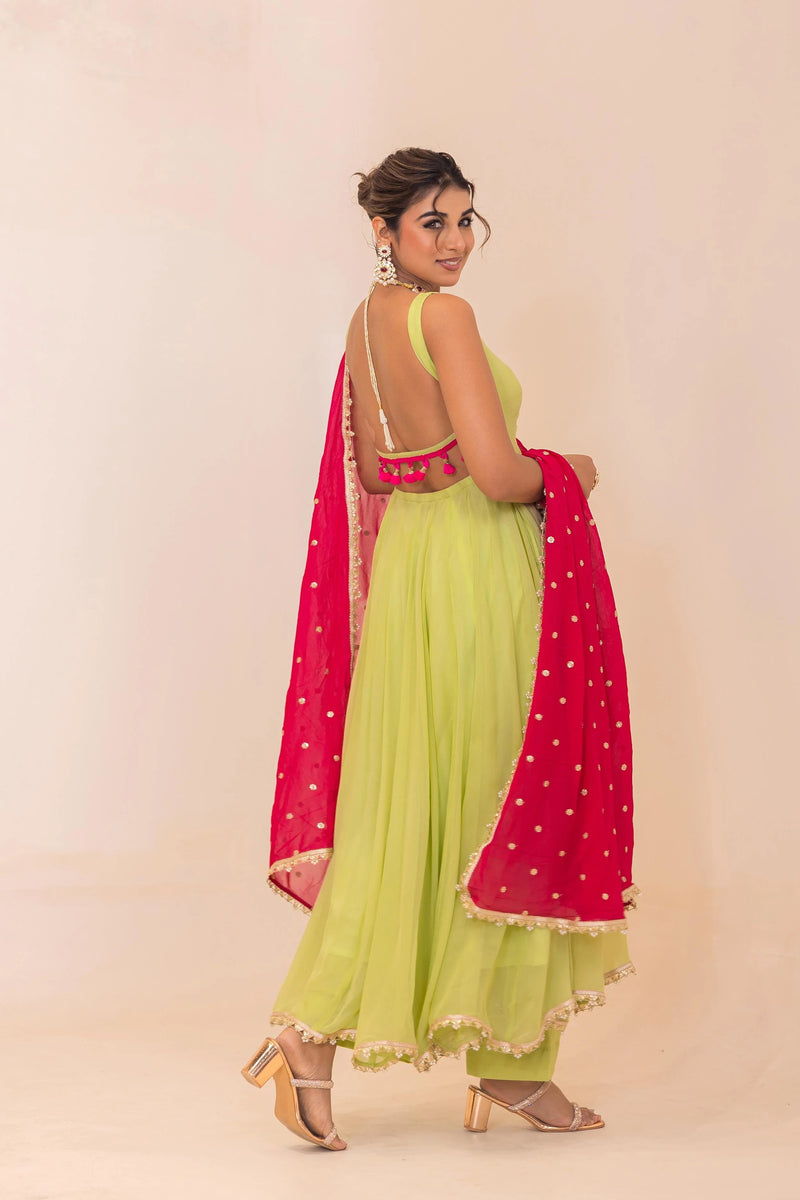 Georgette Kanika Elegant Suit Set Outfit
