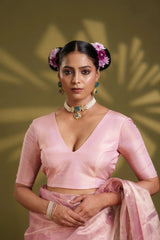 Light Pink Tissue Padded Blouse