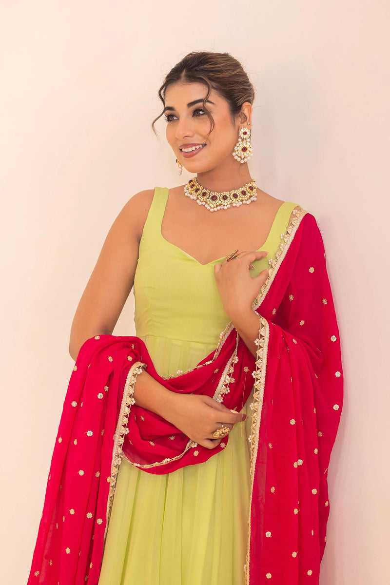 Georgette Kanika Elegant Suit Set Outfit