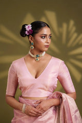 Light Pink Tissue Padded Blouse