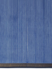 Indigo Blue Maheshwari Cotton Silk Saree