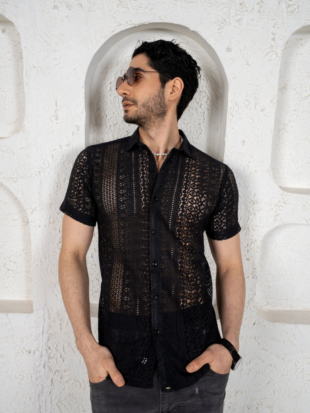 Breathable cotton men’s shirt