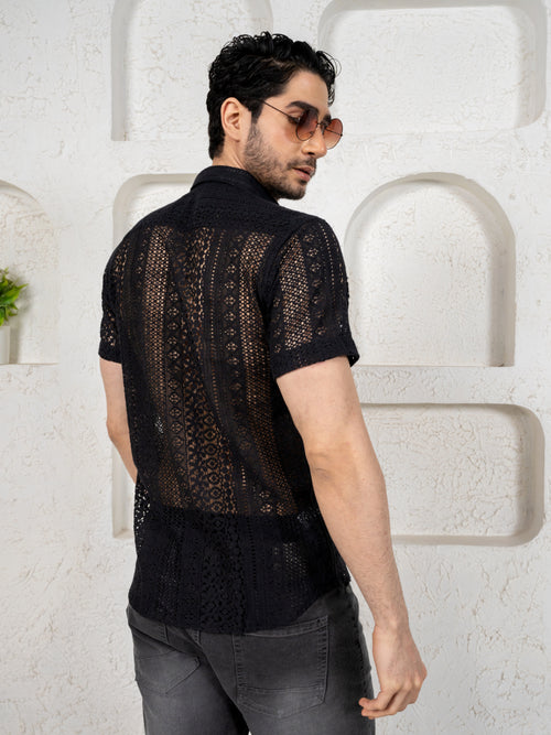 Regular fit cotton shirt