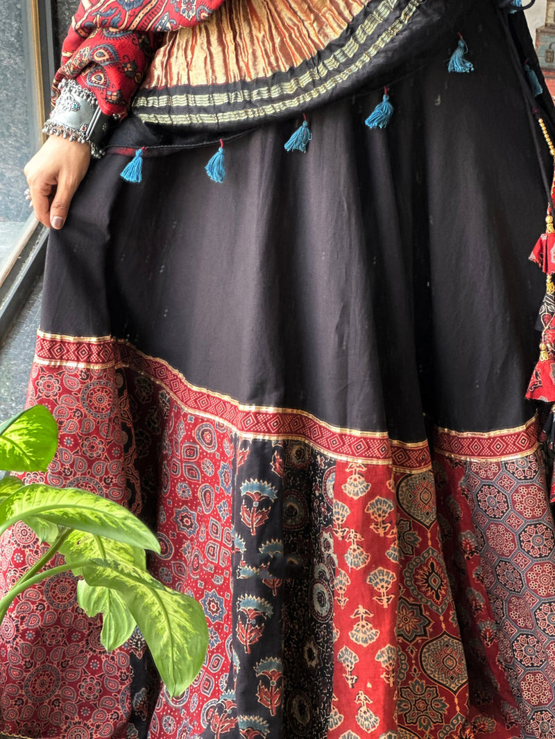 black chaniya choli