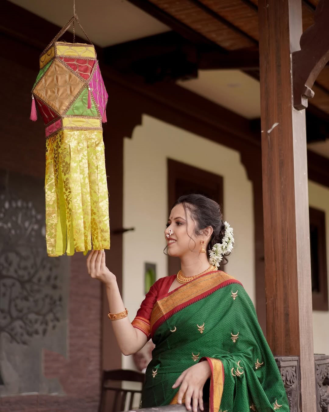 Peacock design saree