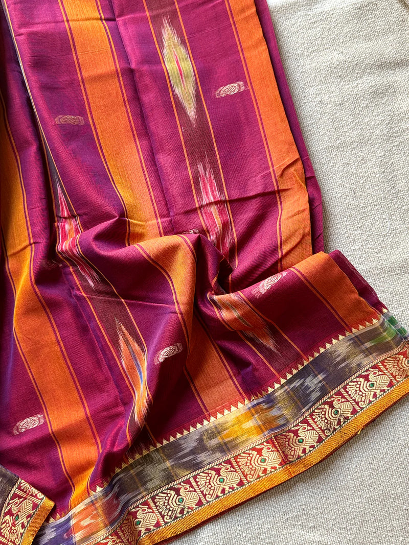 Rajsa Shahi Morpankh Cotton Saree