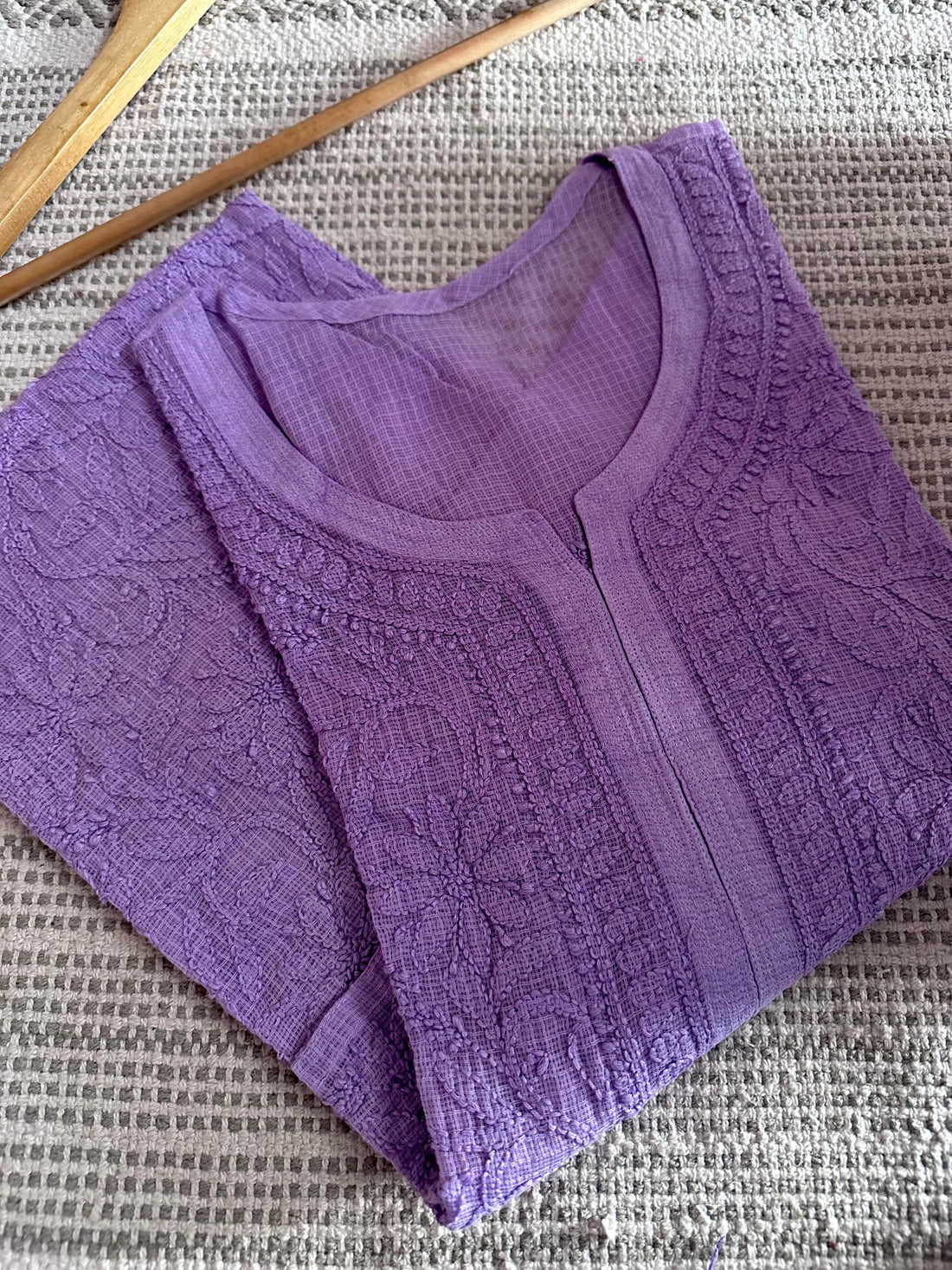 Hand-embroidered kurta