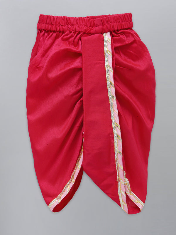 Krishna Embroidered Kurta Dhoti for Kids