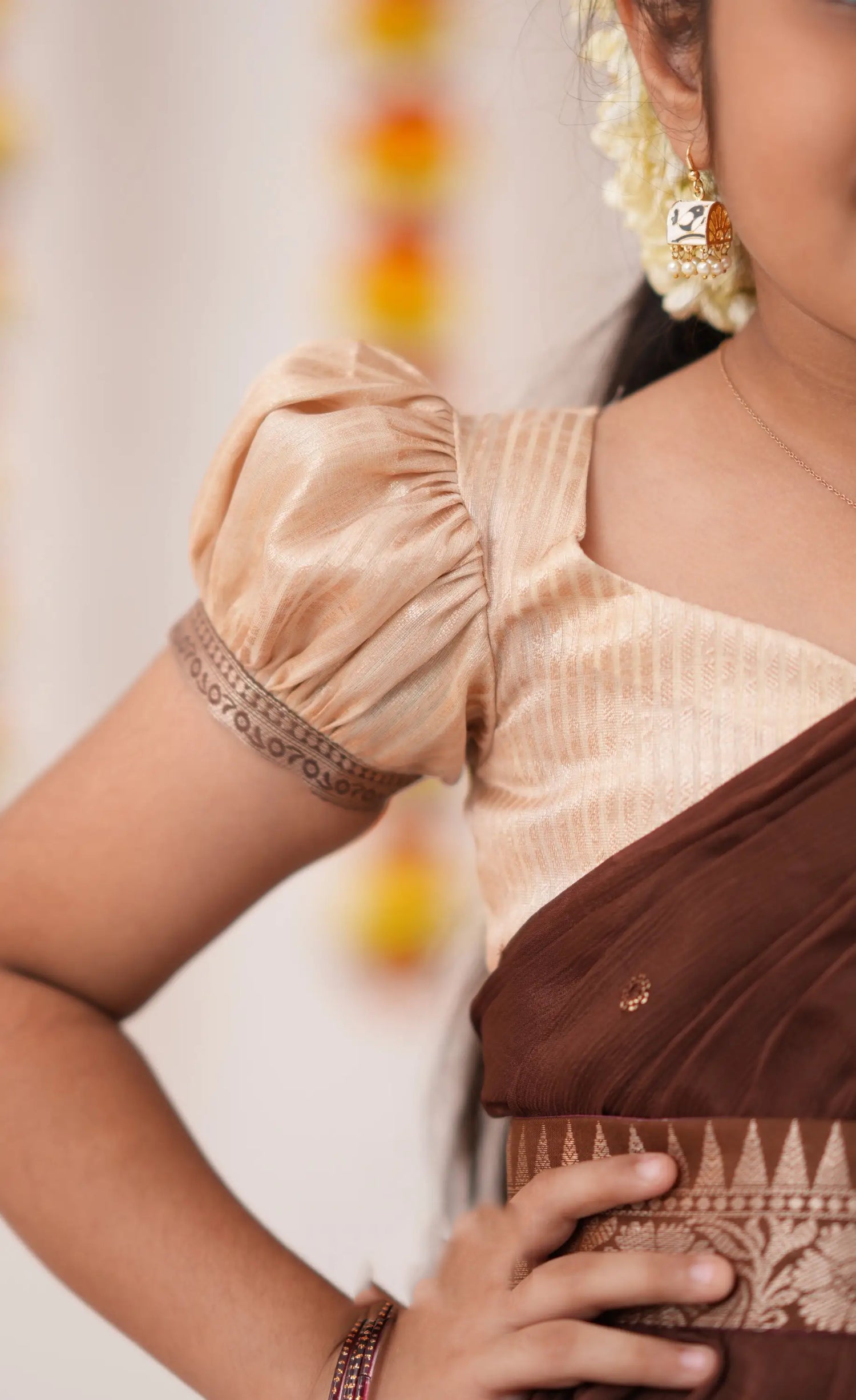 soft fabric half saree