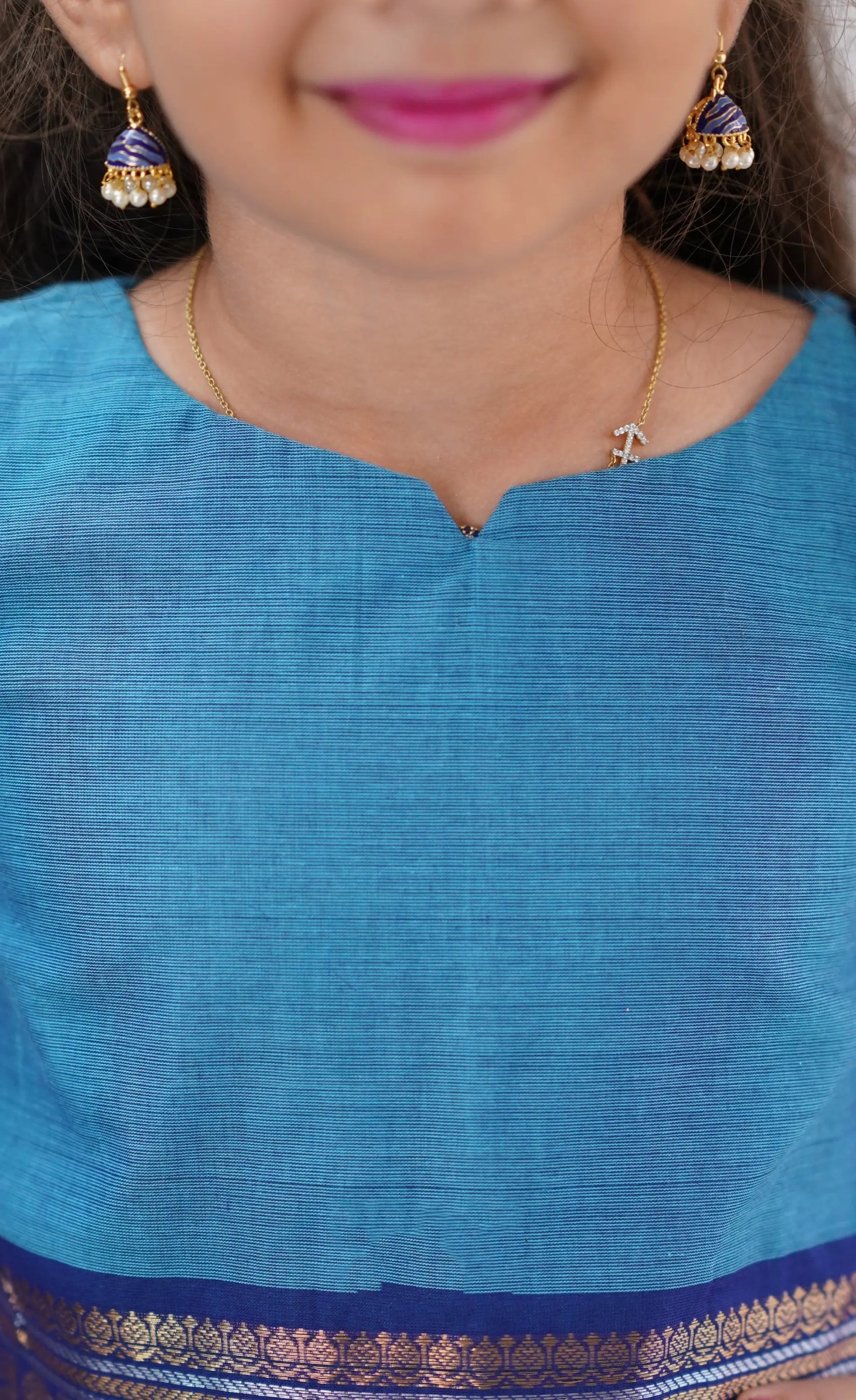 breathable cotton half saree
