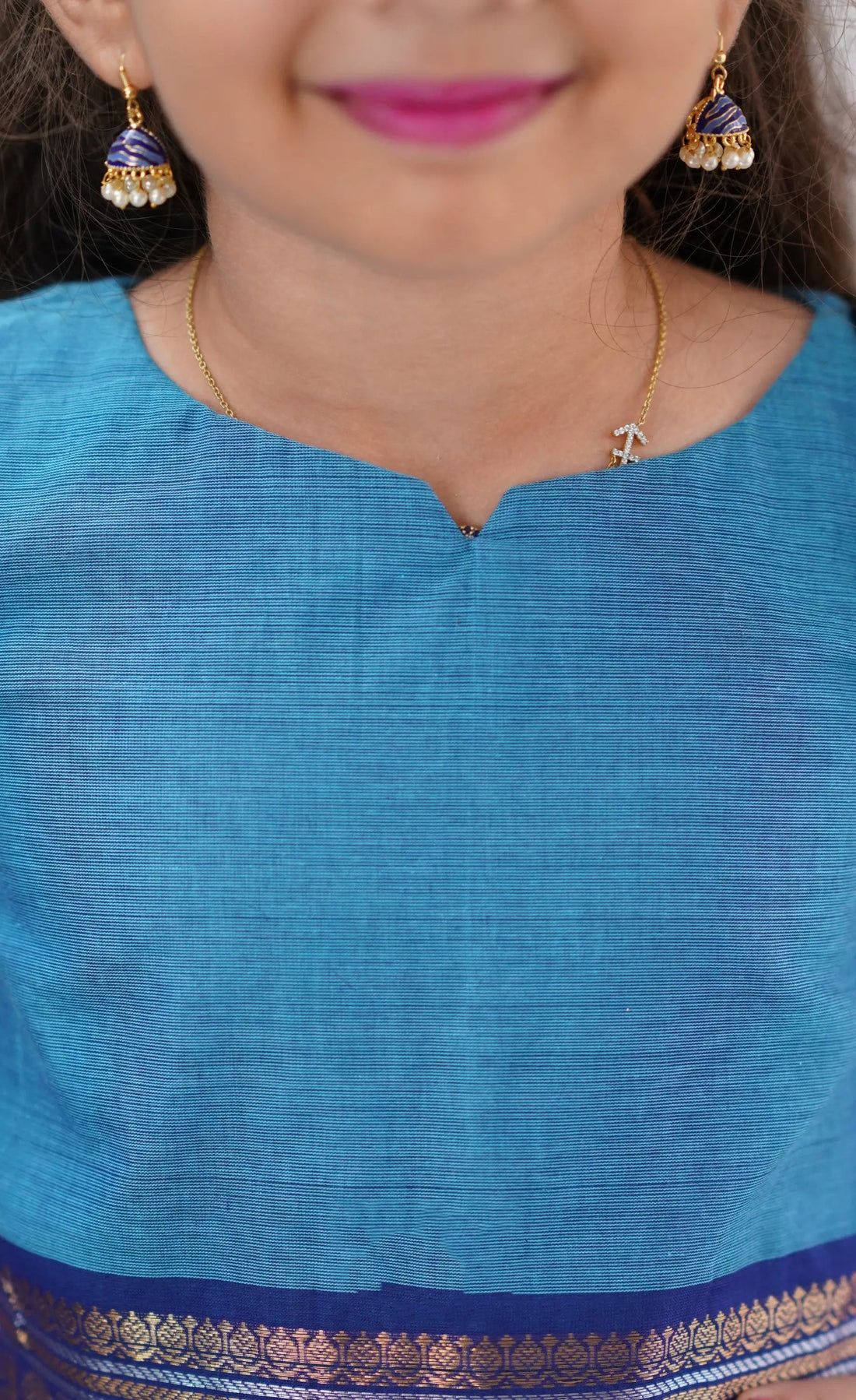 breathable cotton half saree