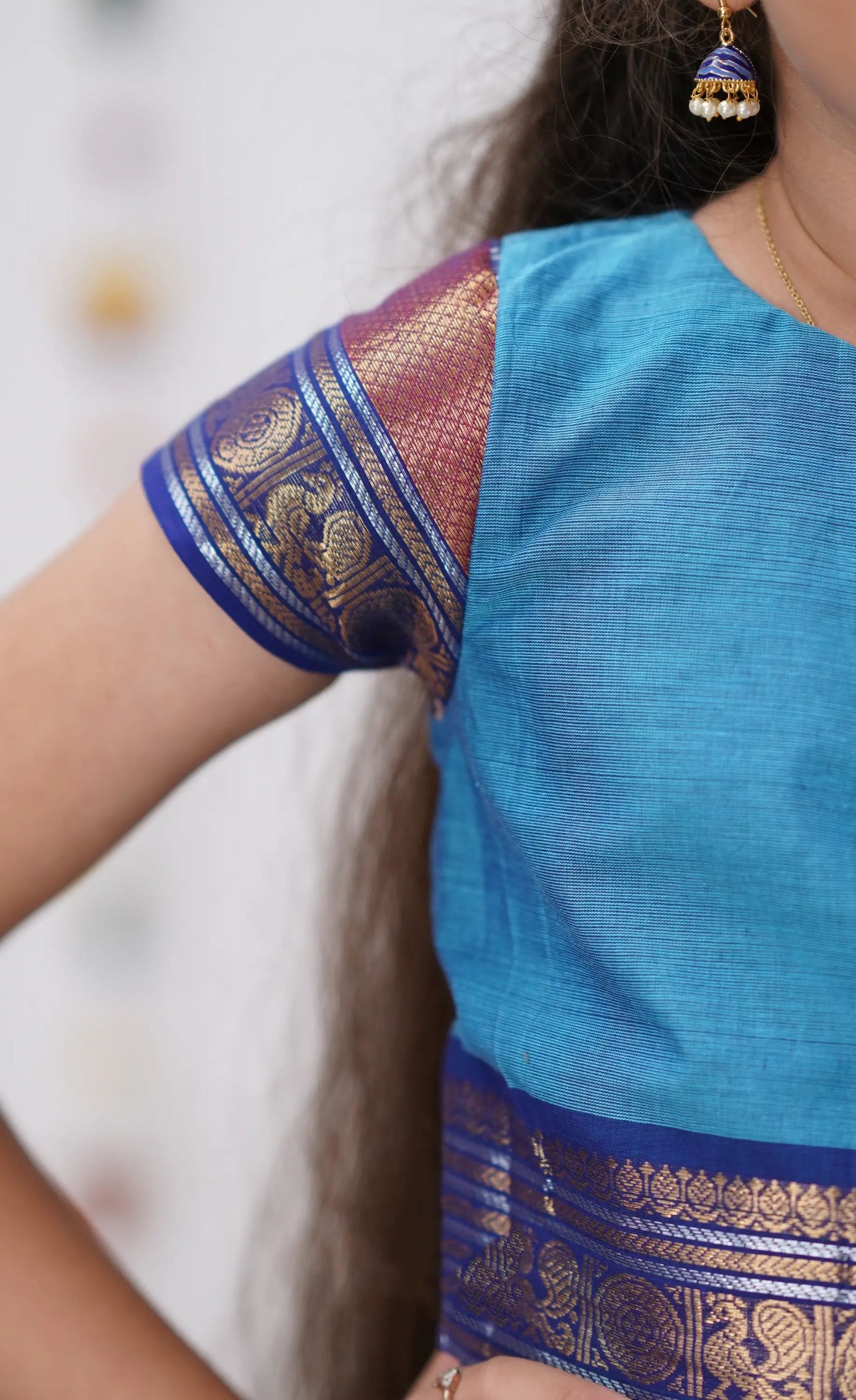 half saree for celebrations