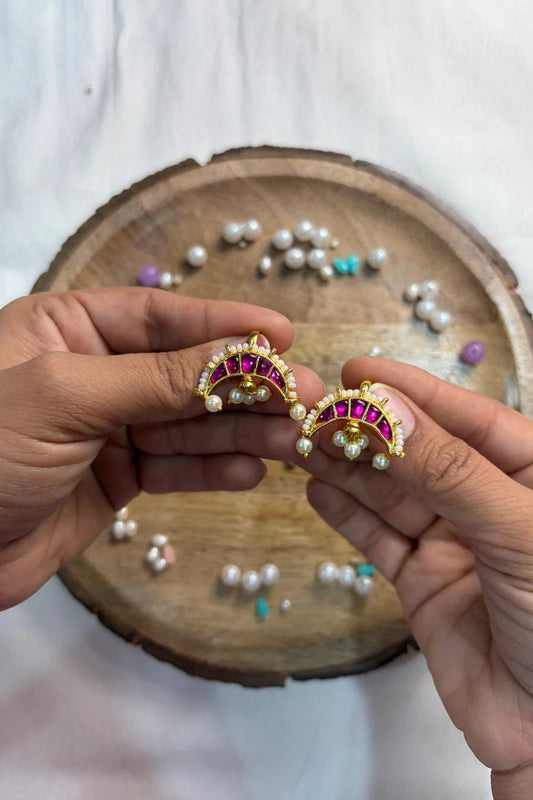 kundan pink bugdi