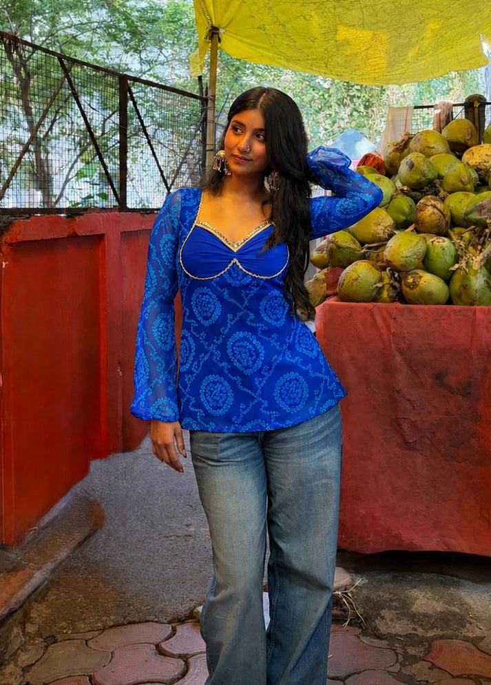Aafreen Ethnic Kurti Top